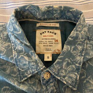 Fat Face Hawaiian Print Collared Shirt